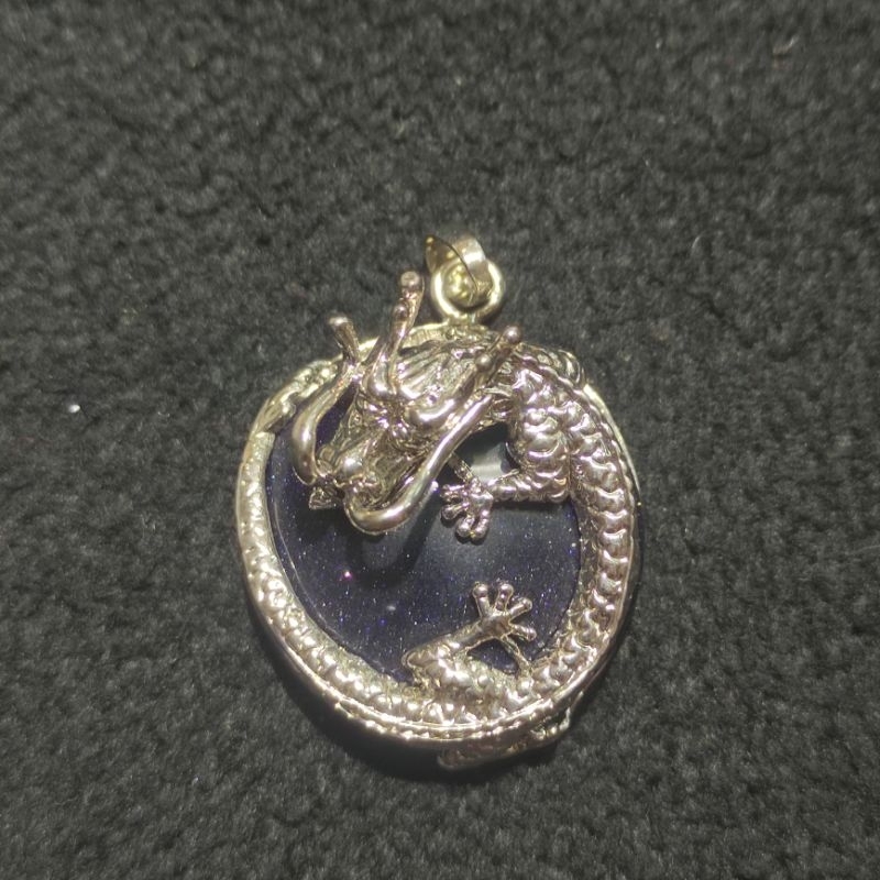 liontin batu akik pasir intan biru