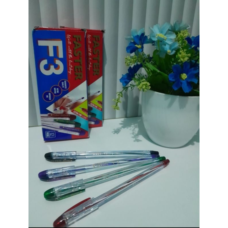 

Ballpoint Bolpen Faster F3 0.5mm/Pulpen Faster F3 0.5mm