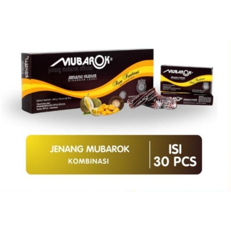 

Jenang Kudus Mubarok Kombinasi, Dos 10x3 pcs