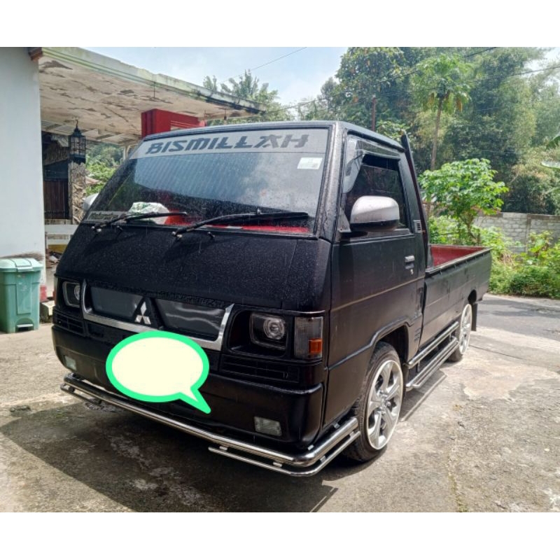 bemper depan l300 stainles variasi model potong bawah euro2