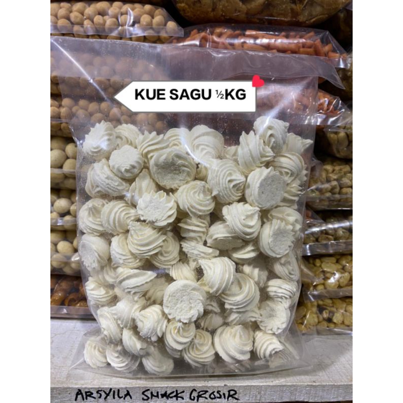 

Snack Kiloan Kue Sagu Mini Kue Jadul kemasan 500gr