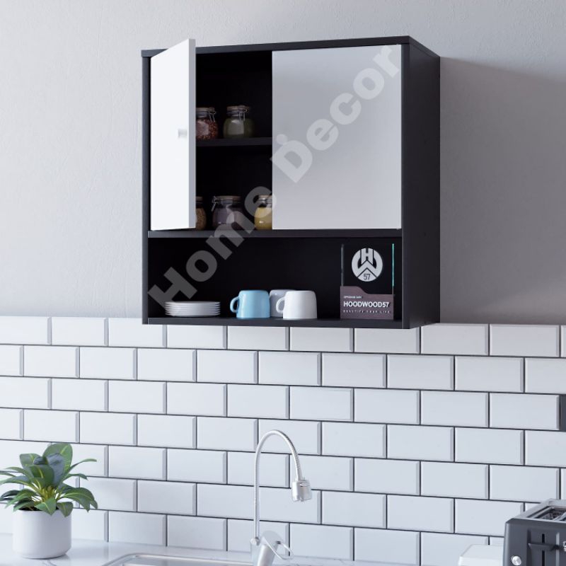Kitchen Set Atas 2 Pintu Kitchen Set Minimalis Rak Dapur Serbaguna Tempel Dinding Gantung Multifungs