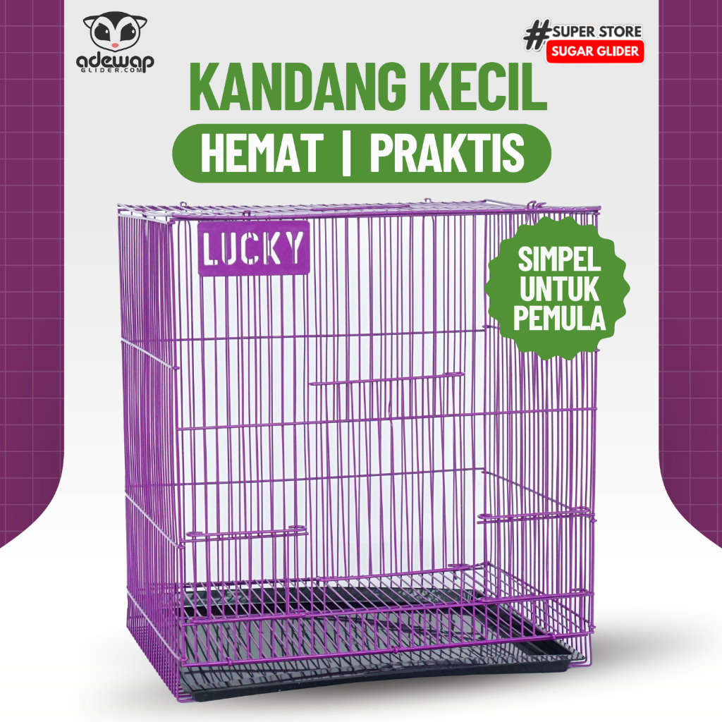 ADEWAP GLIDER Kandang Lipat Small Kecil Sugar Glider