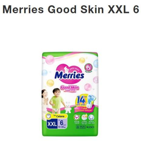 Merries Good Skin XXL6 Popok Merries (PACK)
