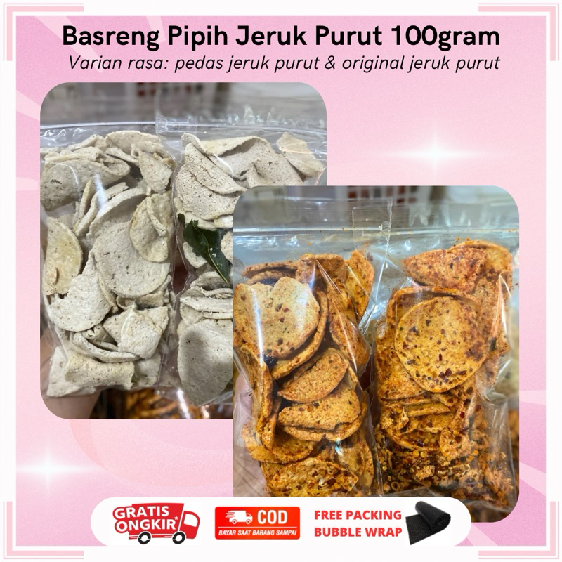 

BASRENG PIPIH JERUK PURUT 100GRAM | BASRENG DAUN JERUK PURUT