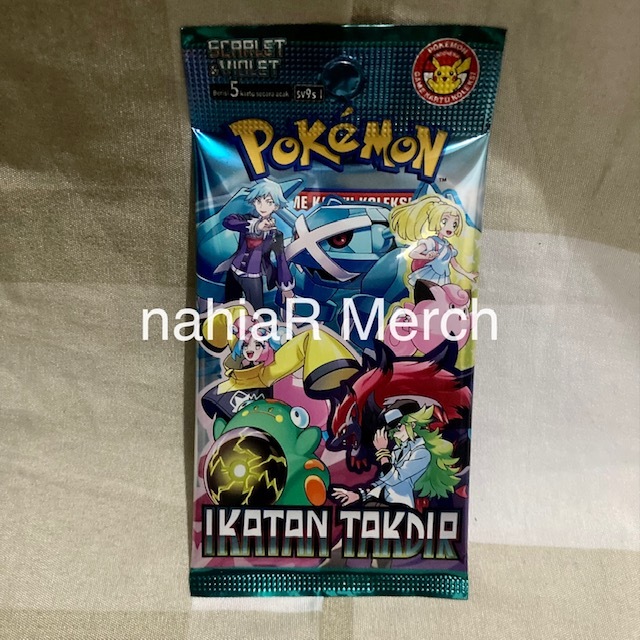Pokemon TCG Indonesia Ikatan Takdir Official Booster Pack