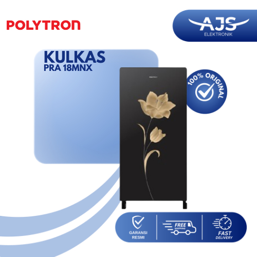 Kulkas POLYTRON 1 pintu 180 liter PRA 18MNX / PRA18MNX /PRA 18 MNX