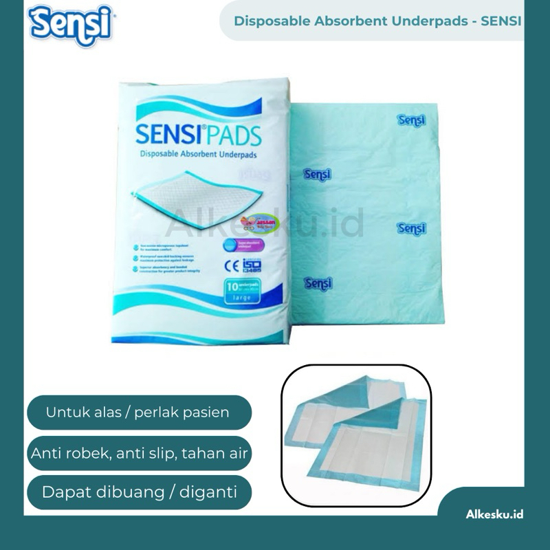 ALKESKU ❤️ SENSI - Underpad Popok Alas Diapers Dewasa