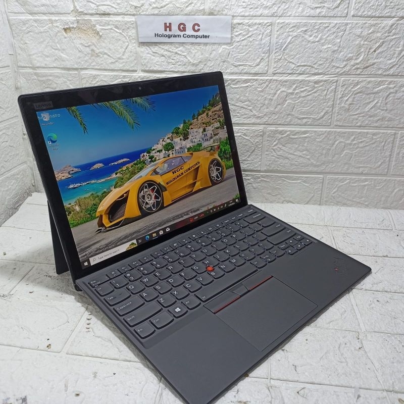 Lenovo X1 Tablet Core I5 Gen 8  Ram 8 Gb SSD 256 Gb Tauscrin Sepesial Game Dan Desain