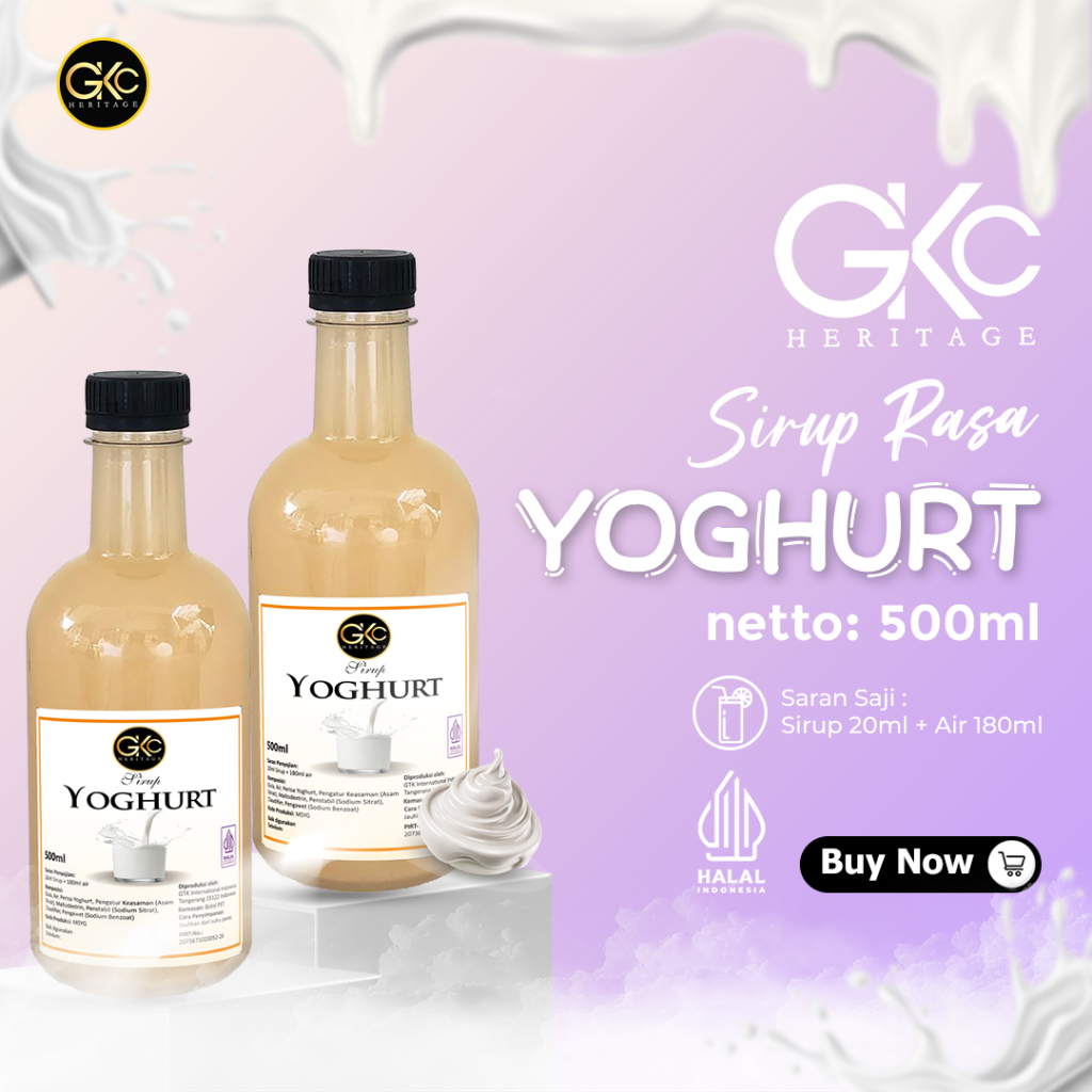

GKC Heritage Sirup Rasa Yoghurt