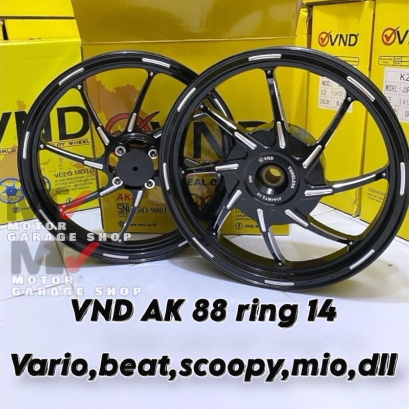 VND VELG RACING VND AK 88 P8 VELG PALANG 8 NEW HONDA VARIO 125/150 BEAT SCOOPY