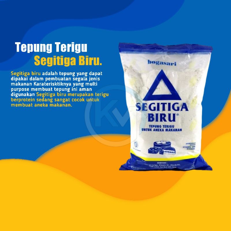 

TEPUNG/TERIGU BOGASARI TEPUNG SEGITIGA BARU KEMASAN 1KG