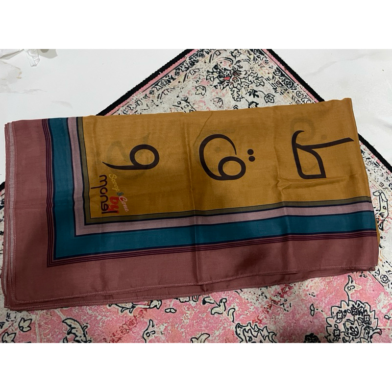 hijab segiempat monel scoop n cone