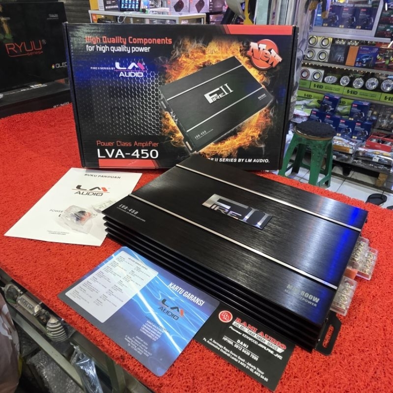 Power LM AUDIO FireII LVA-450 Power LM AUDIO 4 Channel