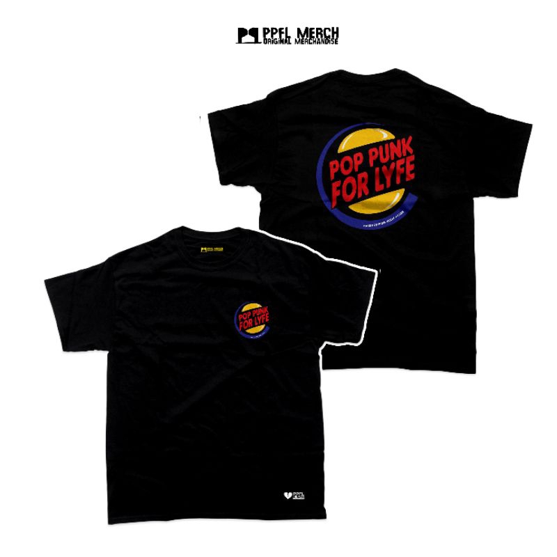 Kaos Pop Punk Burger | Kaos Pop Punk for Lyfe | bajudistro | Kaos Pop Punk