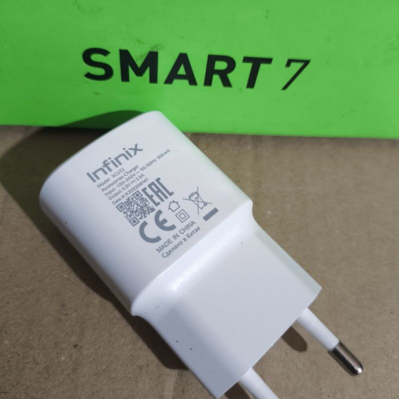 Batok Adaptor Infinix 5V - 2A Bawaan Smart 7, Smart 8, Smart 9