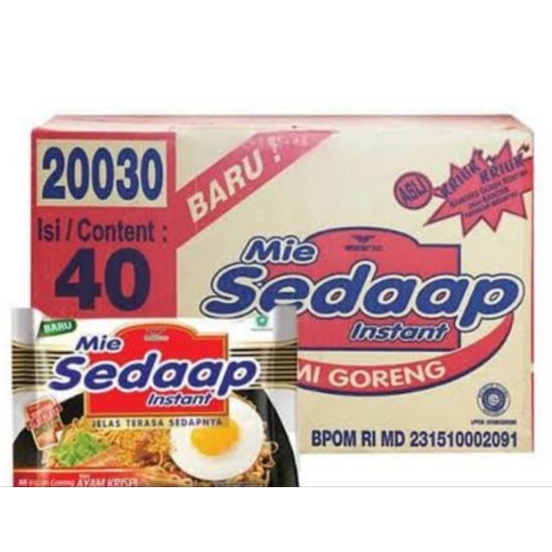 

Mie goreng sedap isi 40