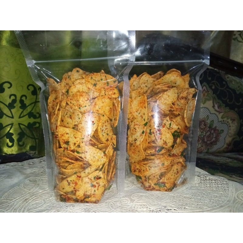 

Basreng Maknyus Nusantara extra daun jeruk renyak dan berkualitas