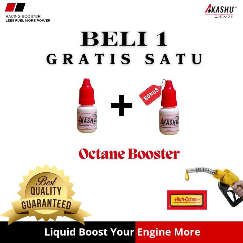 Penghemat BBM Racing Booster Akashu Additif Motor Mobil Engine Cleaner Octane Pertalite Pertamax Hem