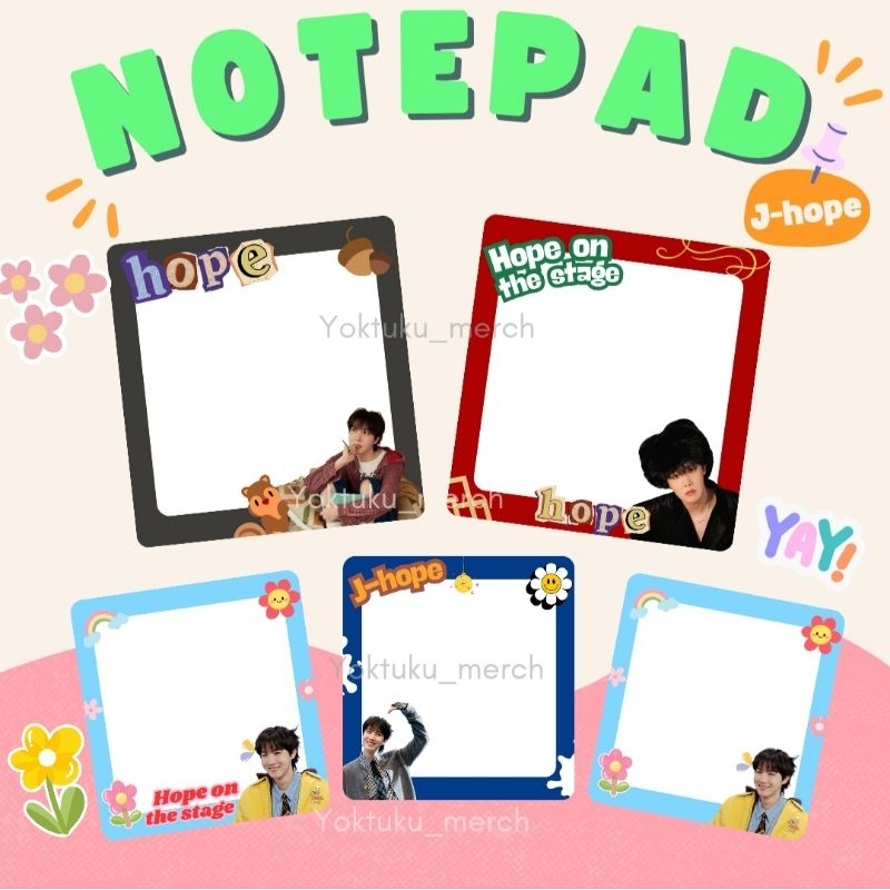 

Notepad Jhope Hope On The Stage (memopad bts hots