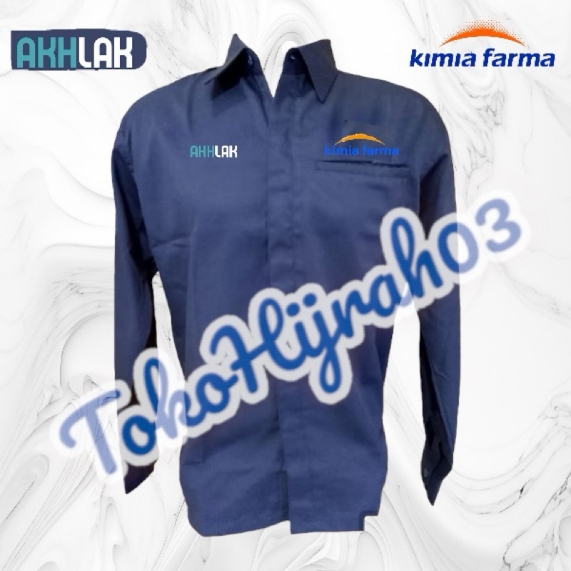 KEMEJA KIMIA FARMA SERAGAM KIMIA FARMA KANTONG 1 SERAGAM PDH LENGAN PANJANG KIMIA FARMA KEMEJA AKHLA