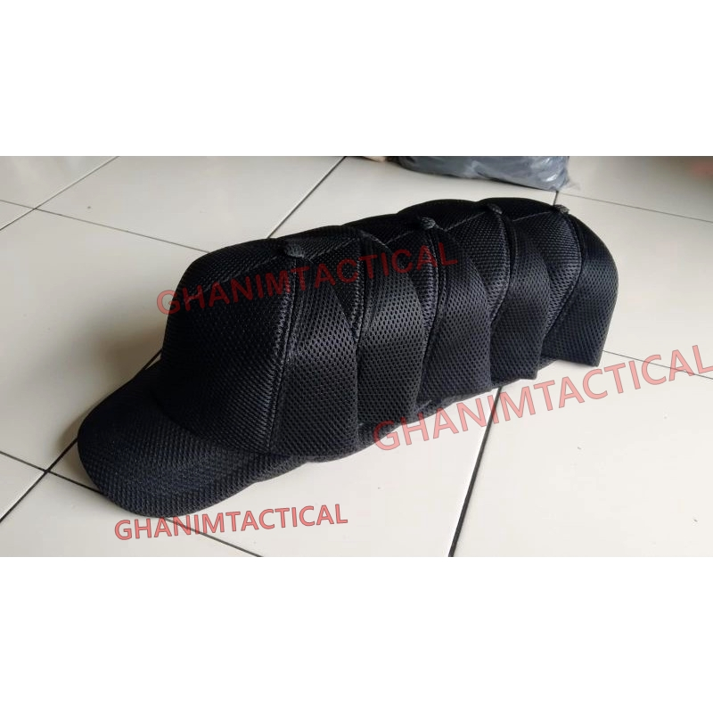 Topi Jaring Hitam TNI POLRI -Topi Lapangan Army - Topi Tactical