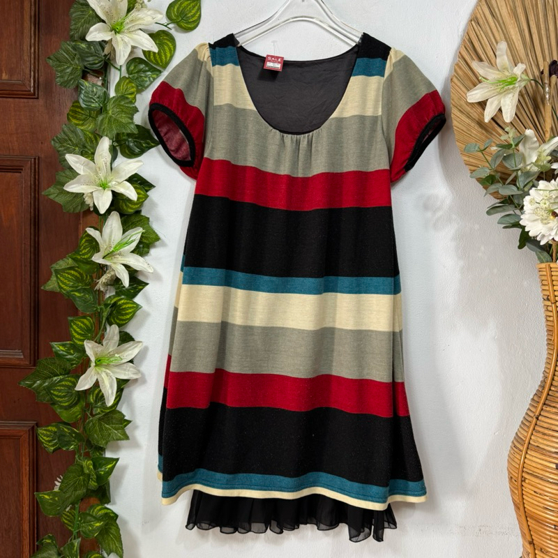 Dress Kaos Minus Berbulu