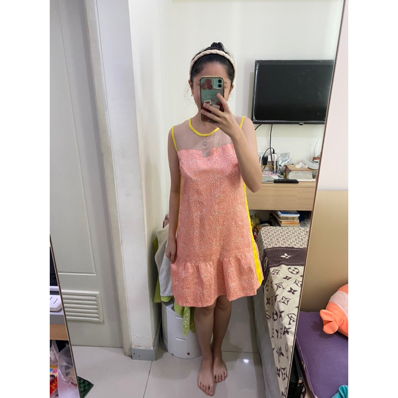 PREMIUM ORGANZA PATTERN DRESS PRELOVED