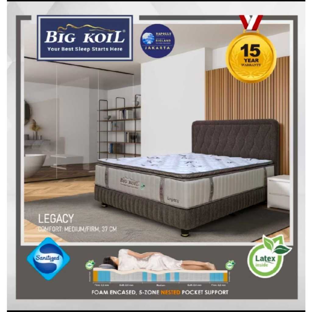 Kasur Springbed Bigland BigKoil LEGACY