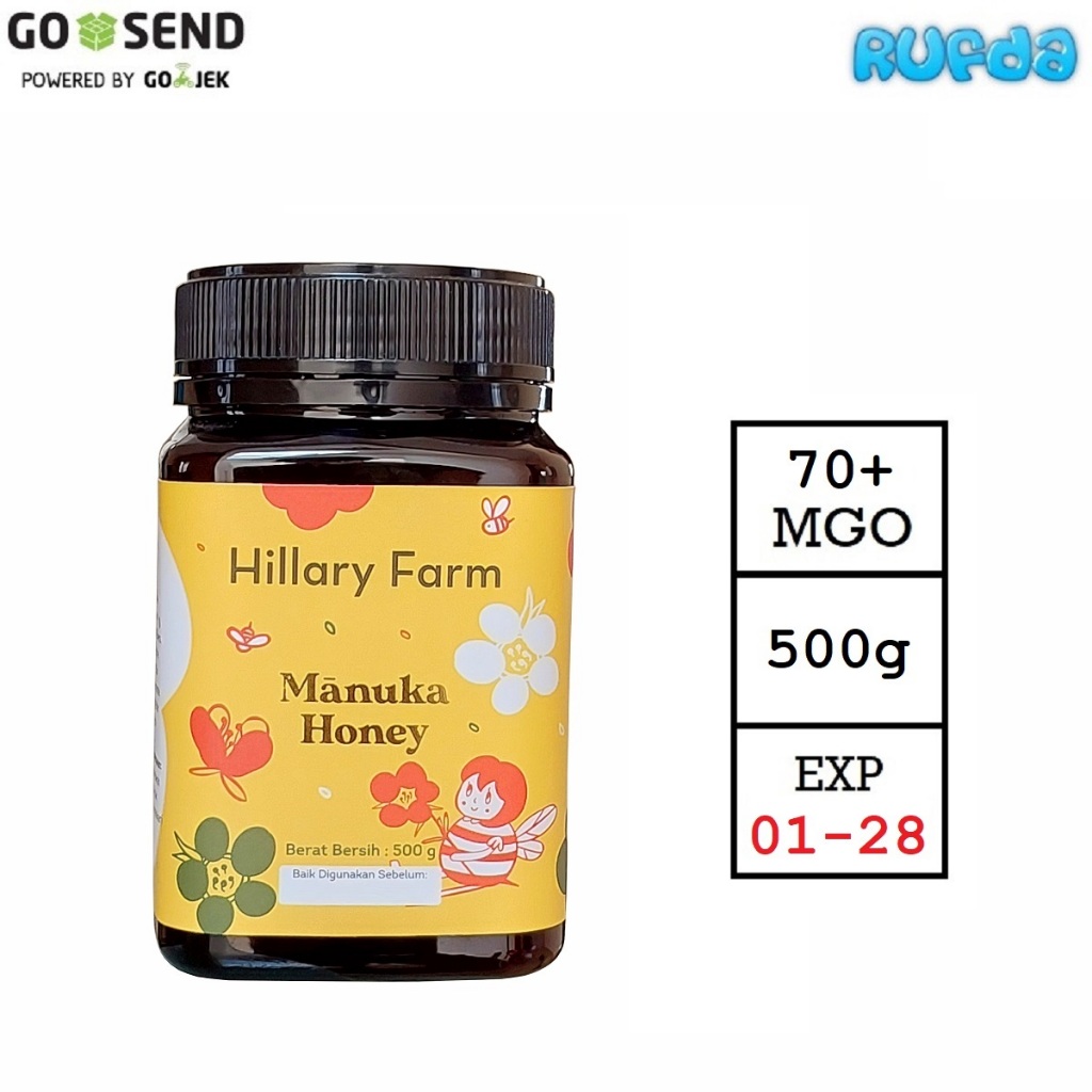 

Hillary Farm Manuka Honey 500gr Madu New Zealand Asli Original