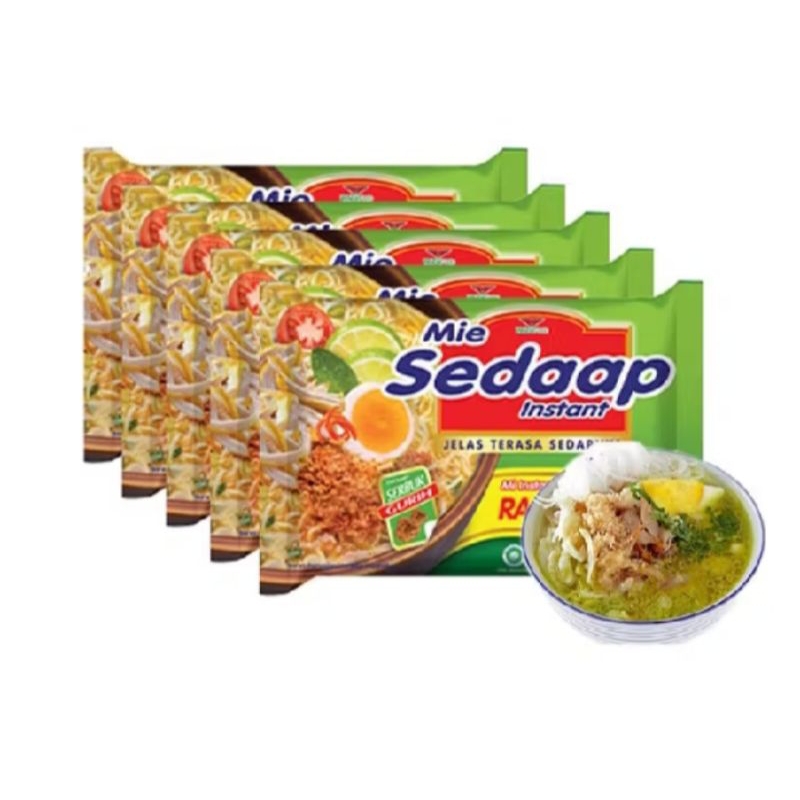 

Mie Sedaap Soto Instan Isi 5 Pcs
