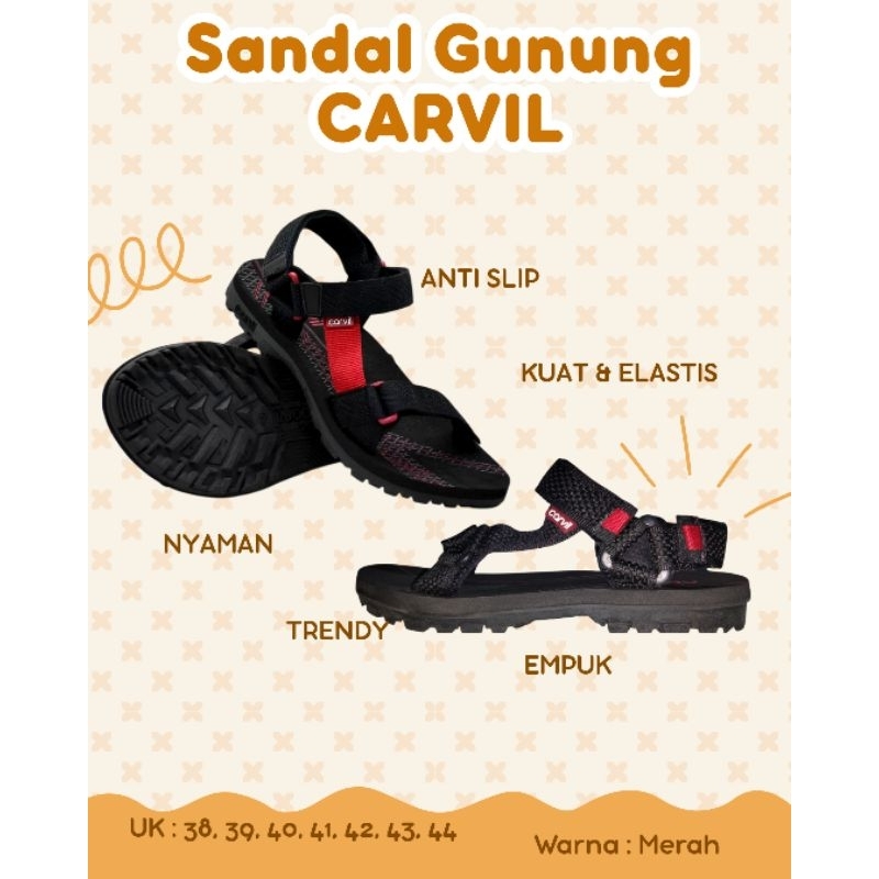 SANDAL GUNUNG PRIA BY CARVIL// SANDAL GUNUNG