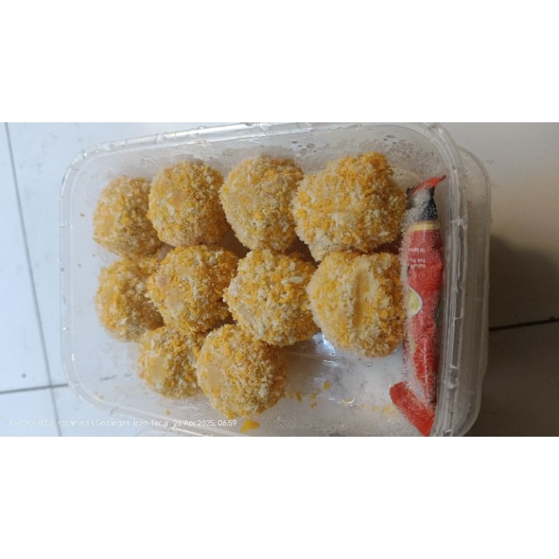 

frozen cheese macaroni ball 10 pcs