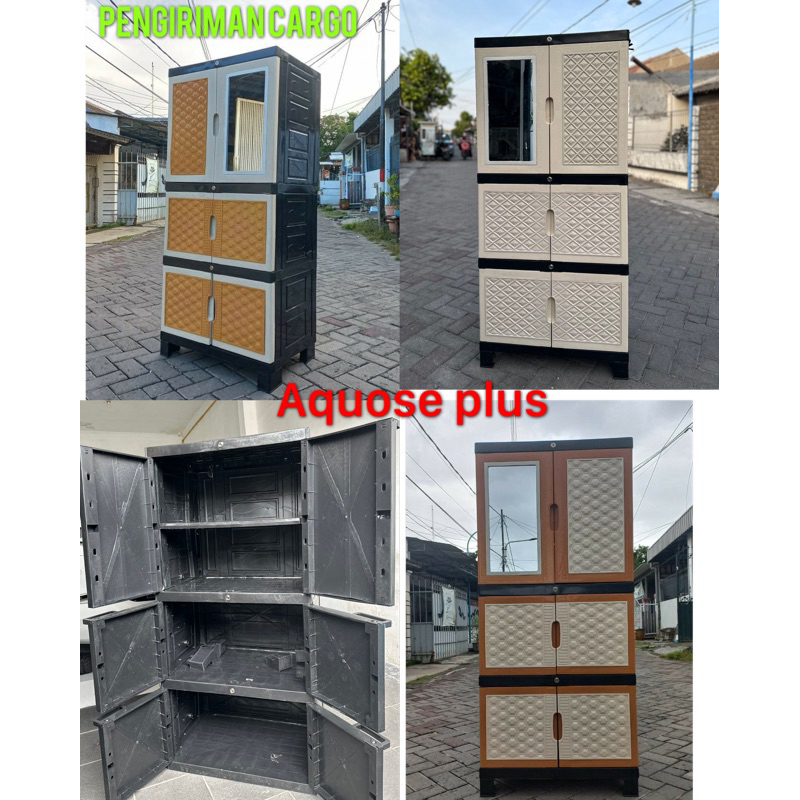 lemari plastik jumbo aquose plus