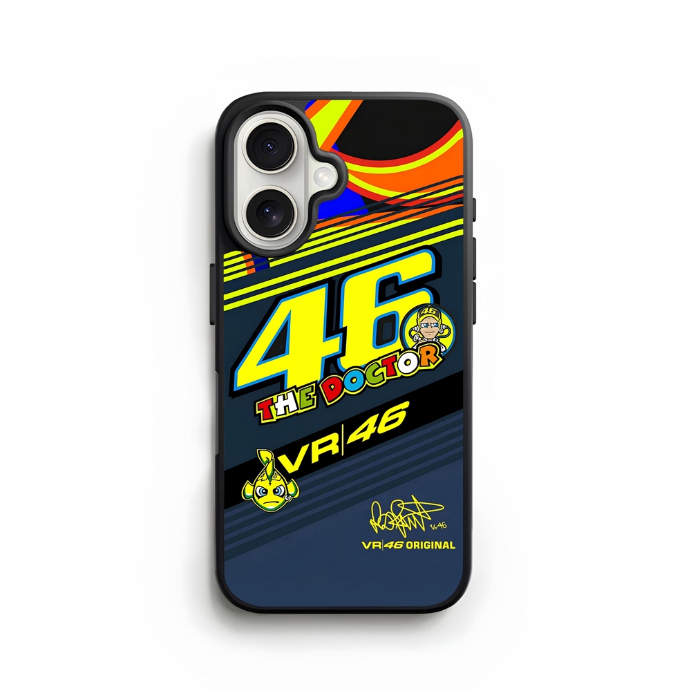 Case Iphone 16 16e 15 14 13 12 11 X Xs Xr SE 8 7 6 5 Pro Max Mini Plus Casing VR46 3