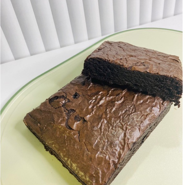 

Brownies Fudgy Original Full Coklat Premium