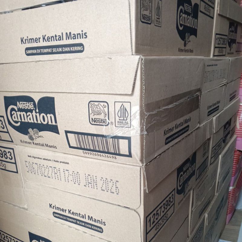 SUSU KENTAL MANIS CARNATION 1Dus  48 x 365 gr | KRIMER KENTAL MANIS