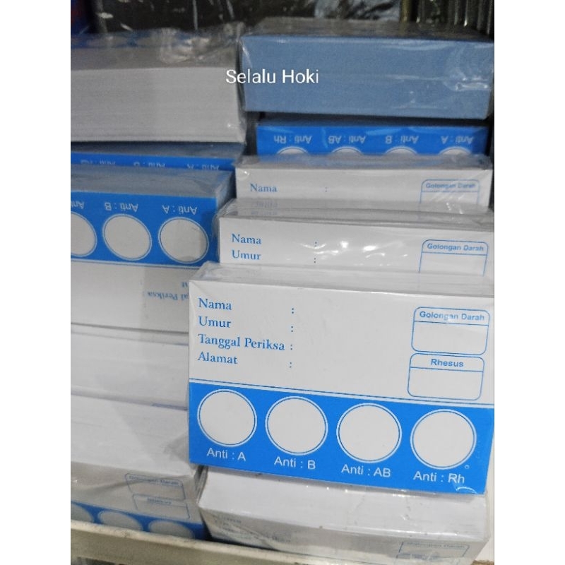 Kertas Golongan Darah