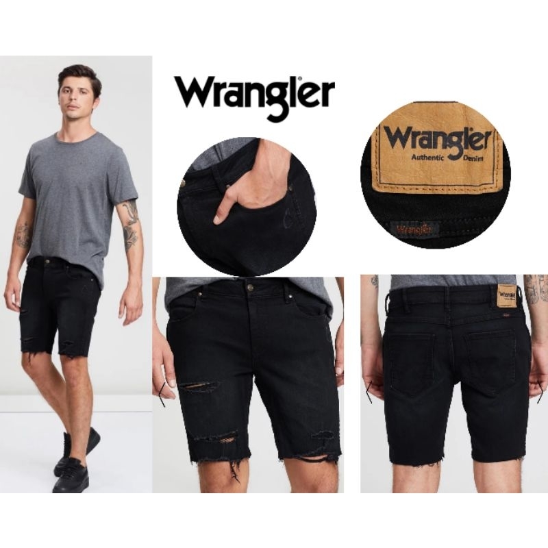 Celana Sobek Wrangler Pria