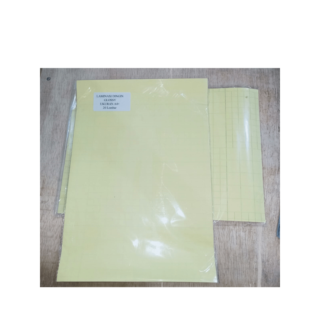 Laminasi Dingin Glossy & Doff ukuran A4+