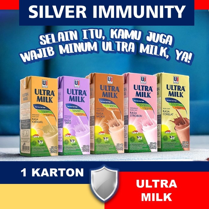 

KARTONAN SUSU ULTRA MILK 125/200/250 ML LOW FAT UHT