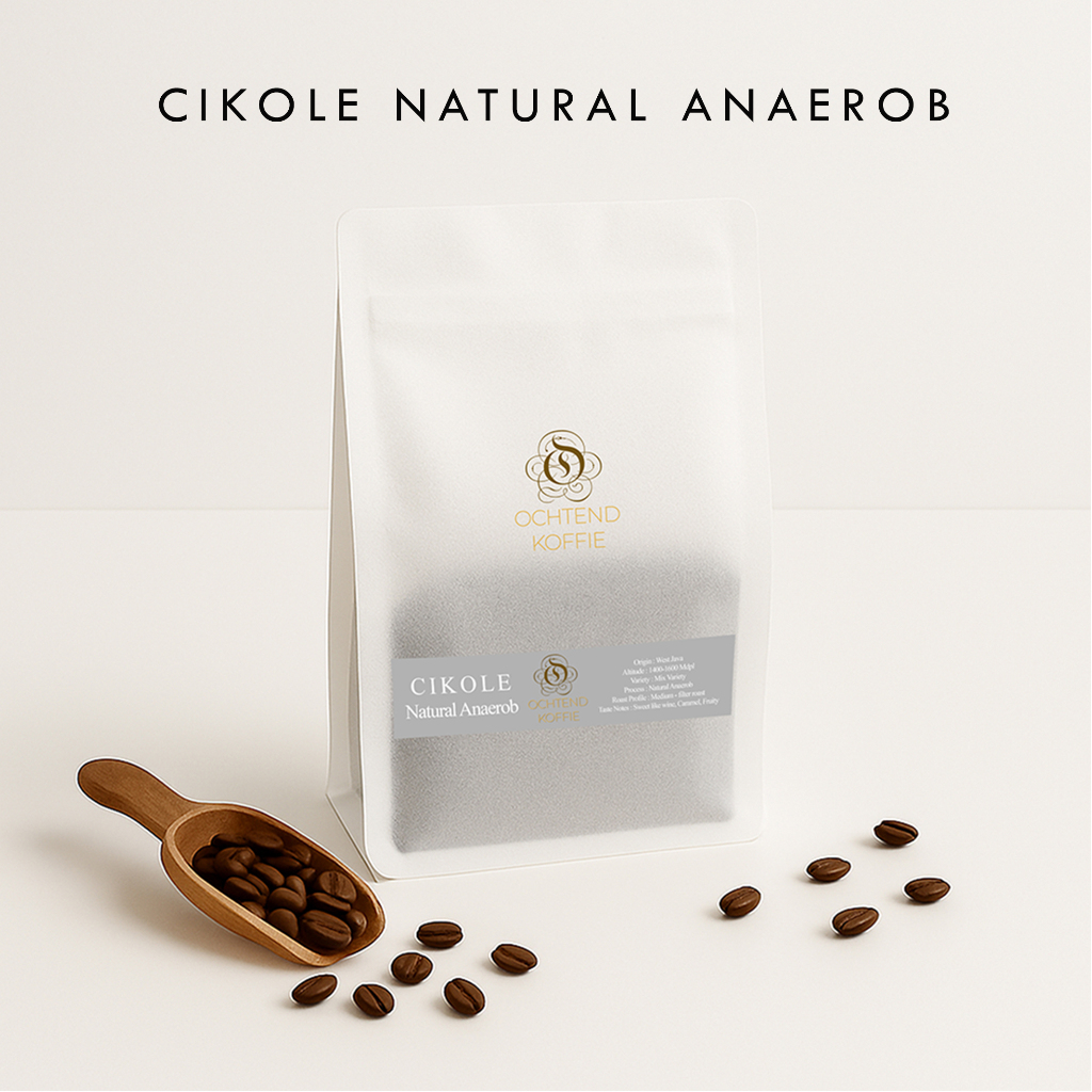 

Ochtend Koffie Kopi Arabica Cikole Natural Anaerob 200 gram