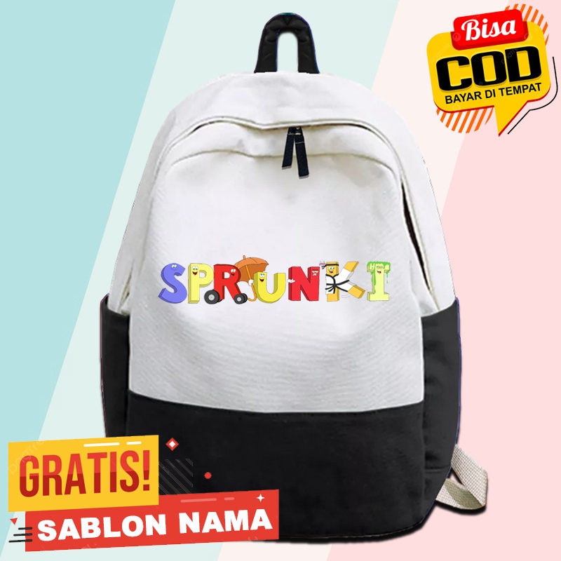 Tas Ransel Anak Tulisan / Tas Gendong Anak Sekolah Tulisan