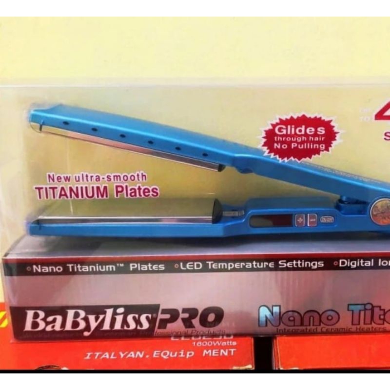 catok BaByliss pro nano titanium smooth