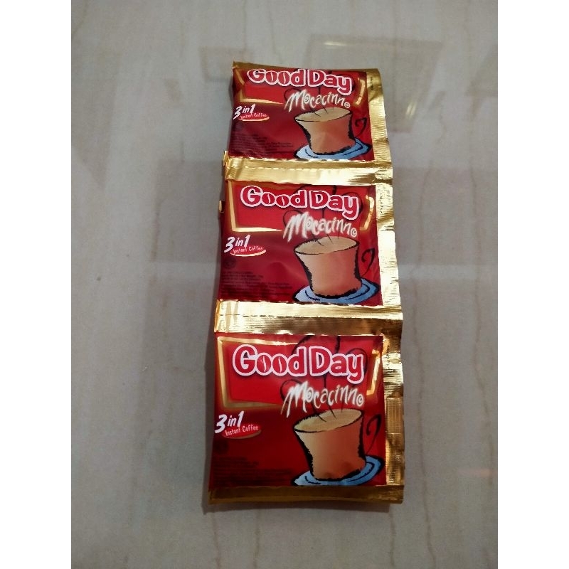 

Good Day Mocacinno 20gr, 1 renceng isi 10 sachet