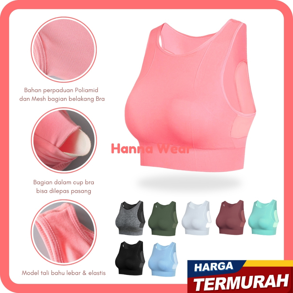 Sport Bra 3948 BH Sport Bra Sport Wanita BH Olahraga Bra Olahraga Wanita Bra Tanpa Kawat BH Tanpa Ka
