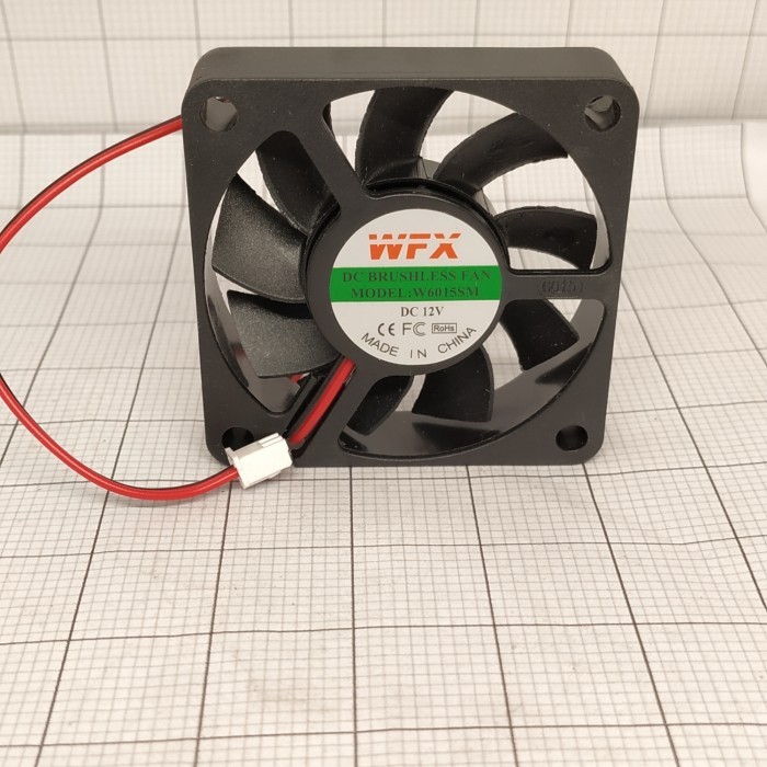 Fan 6x6 / Fan DC 6x6 / Fan 6x6 DC / Fan DC 6 x 6 12V / Kipas DC 6cm