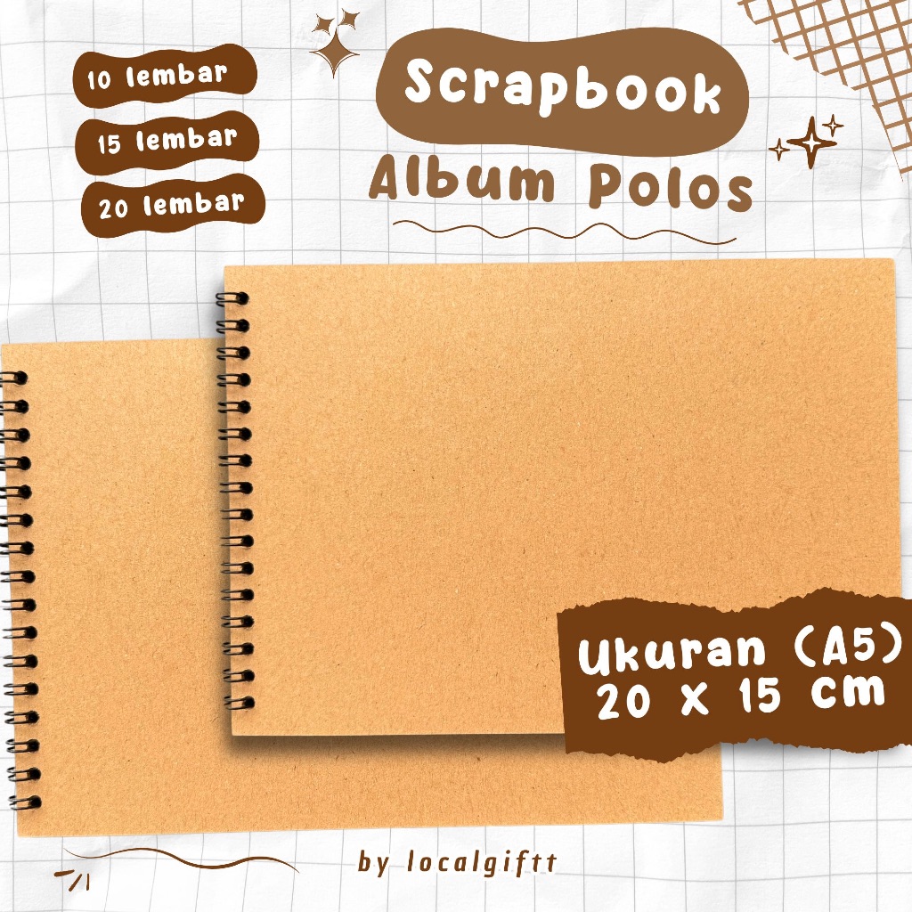 

Notebook Album Polos | Notebook Journal | Sketchbook | Notebook A5 | Scrapbook | Buku diary |