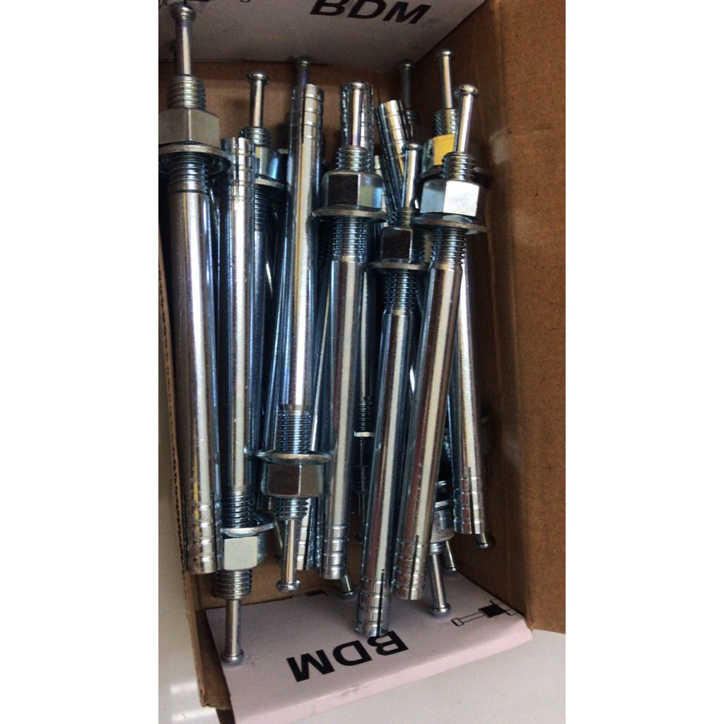 HIGH ANGKUR 16X190 / DYNABOLT PAKU KETOK 16 MM / HIT ANCHOR M16X190 (19 CM) - Putih