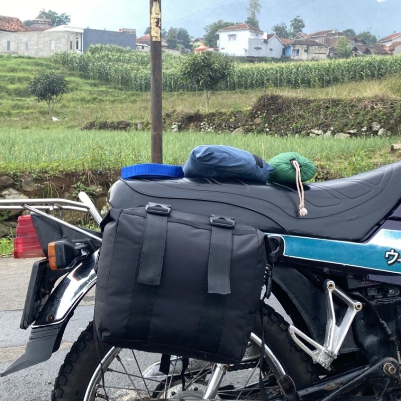 Side Bag honda win astrea CRF V3 Kiri Kanan atau Satuan Kit Tas Kantong Wadah Samping Honda win semu